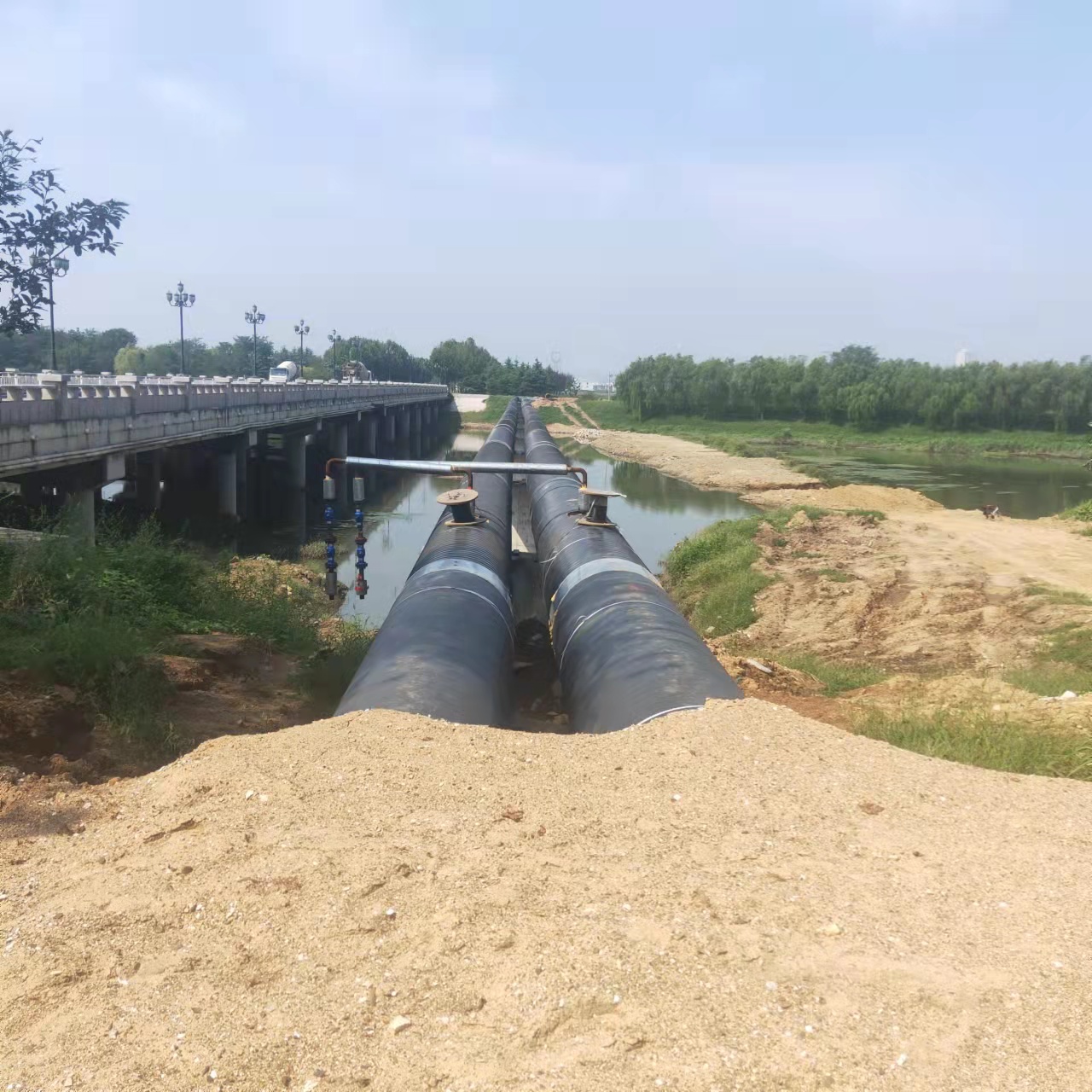 南充西气东输管道施工输油管道清洗
